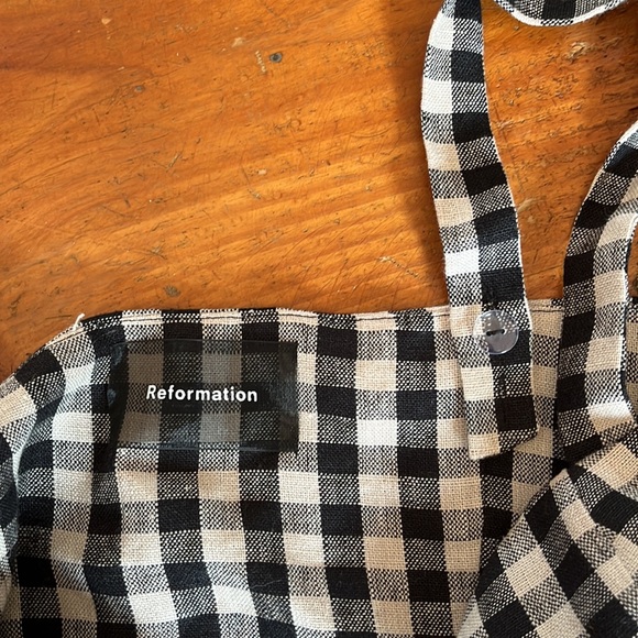 Reformation black beige crop top - Picture 10 of 11